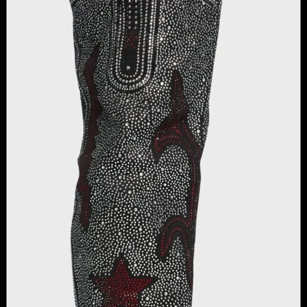 Azalea Wang Jolee Rhinestone Boots - Picture 10 of 11
